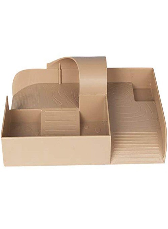 La La Pet Creation Core Deluxe Turtle Lagoon with Basking Ramp Vivarium Box Reptile Habitat for Tortoise Amphibious Aquariums Tank - Image 1